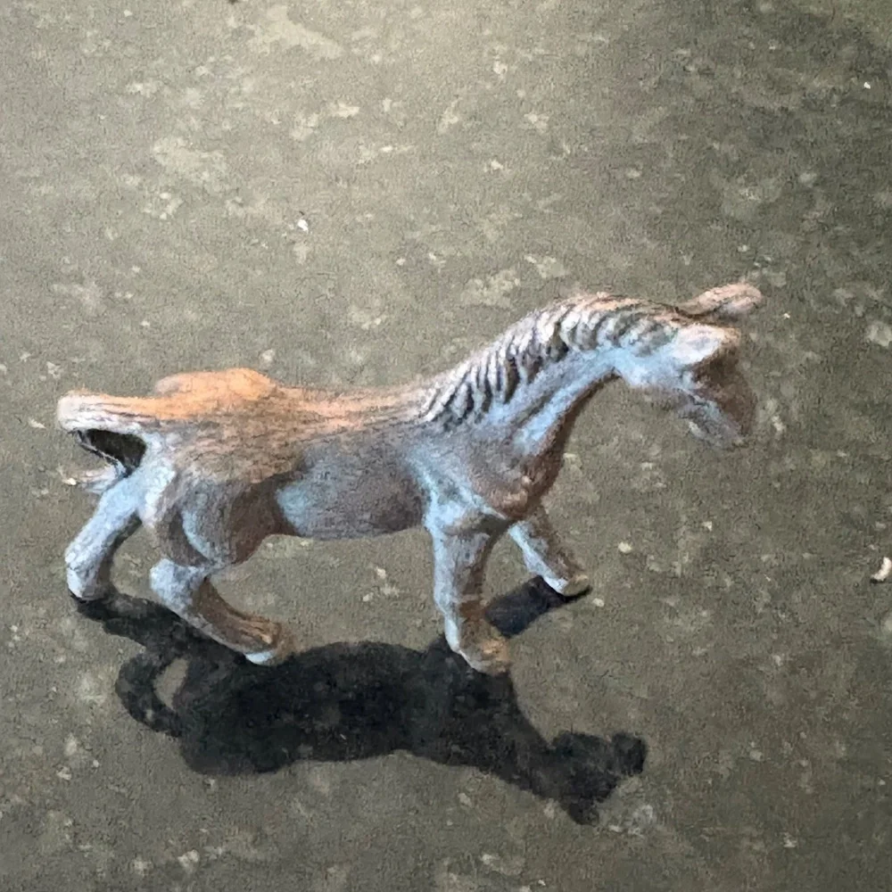 Vintage America Horse Roy Rogers Trigger Action & Pewter Horse Figurine Duo